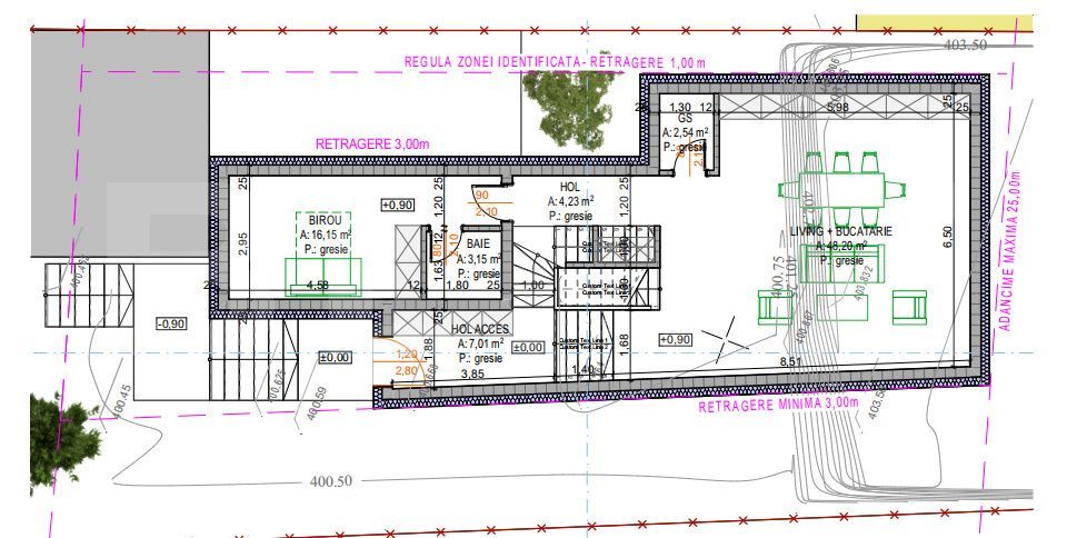 Casa de vanzare, 280.89 mp, 620 mp teren, zona Grigorescu