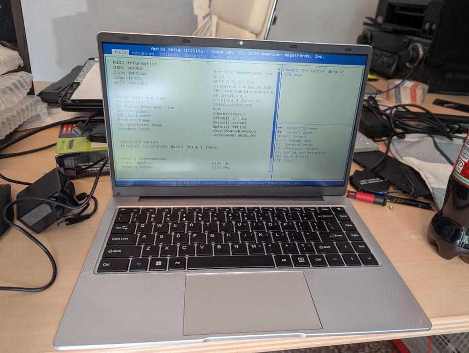 Laptop nou, 8 gb, 500 gb SSD, Celeron N4120