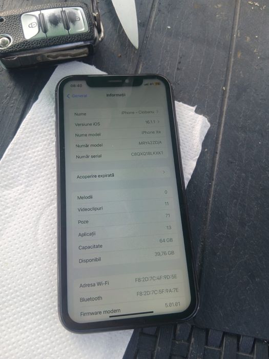 Iphone xr in stare ok