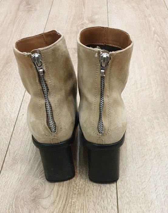 Ghete dama piele întoarsă vitel India