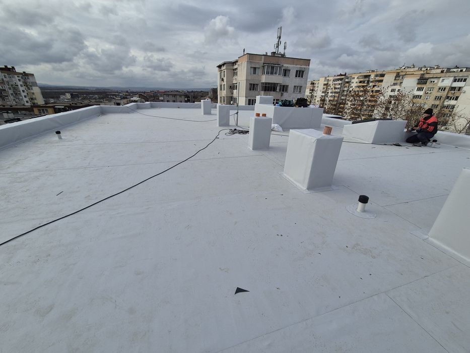 Направа на хидроизолация PVC,TPO