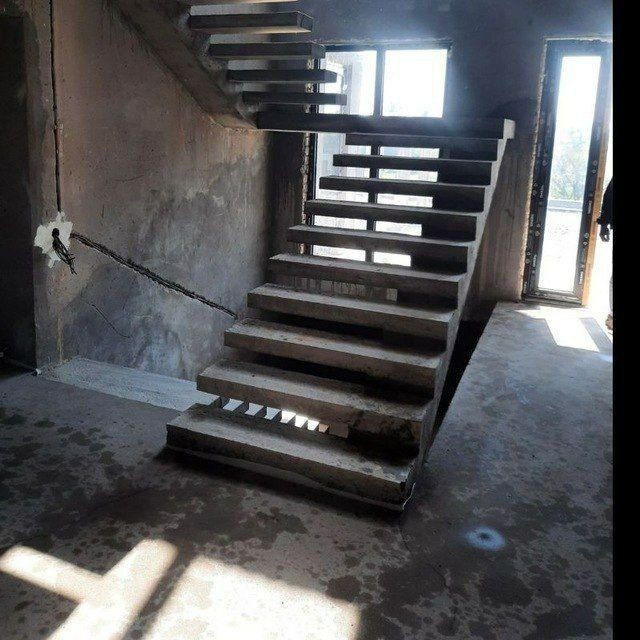 Бетон лестница құю | Монолит баспалдақ | Шымкент