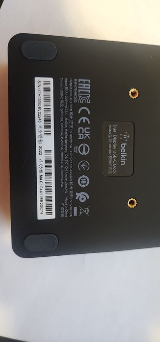 Docking Station Belkin INC002, DisplayLink USB 3.0, USB-C, HDMI, RJ-45