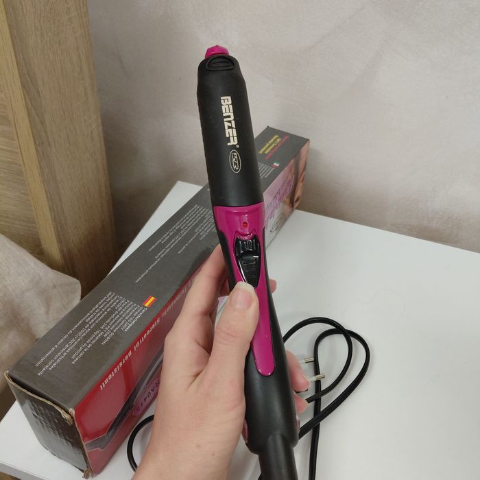 Преса за коса със зъбци