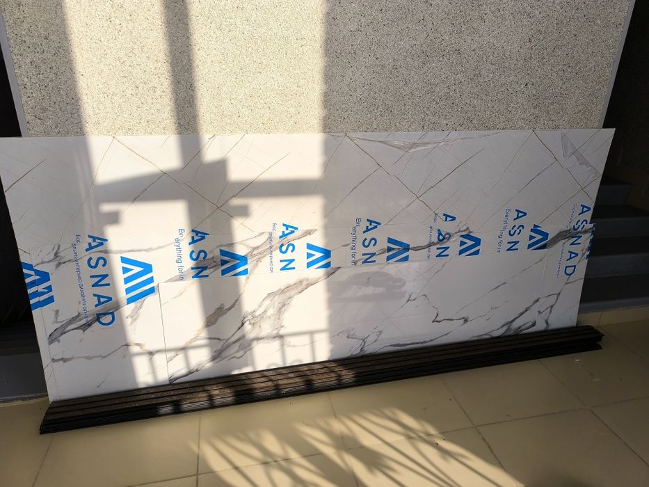 Гибкий мрамор для ТВ зоны