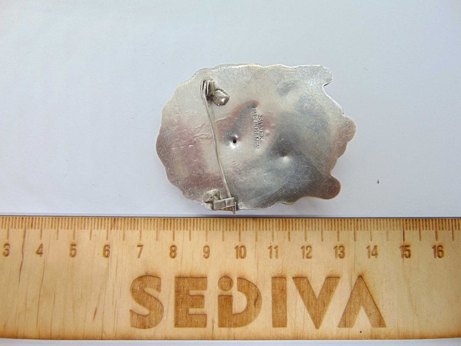 Brosa maya din argint Mexic