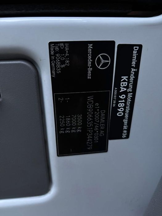 Mercedes sprinten 316