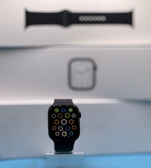 Apple Watch 7, GPS, Корпус Midnight Aluminium 45mm