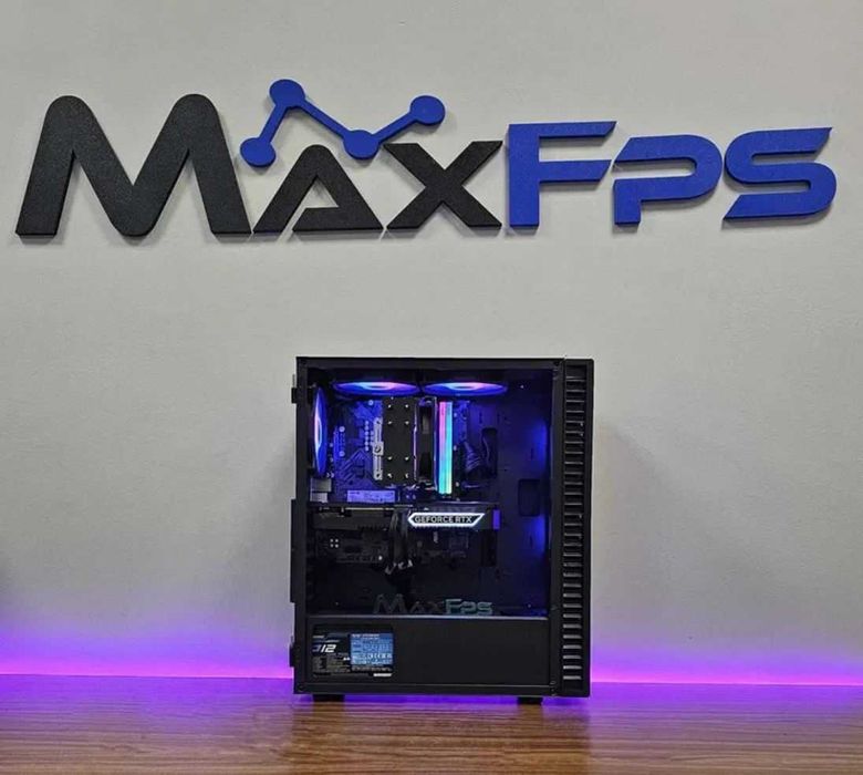 Компютър За Игри! RTX 5060, AMD Ryzen 5 5600, SSD 1ТВ, 16 RAM