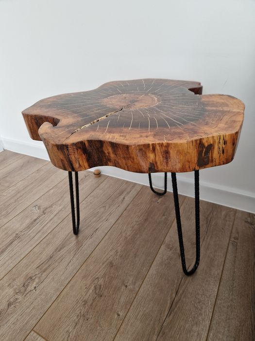 Vand măsuță de cafea din lemn masiv