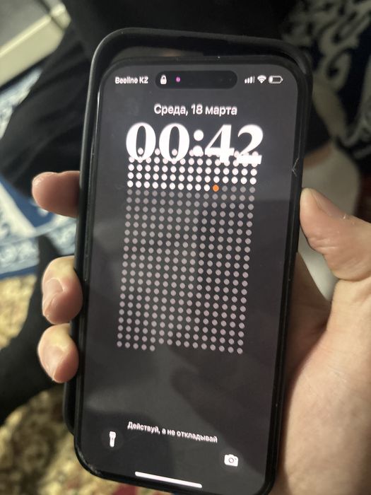 Айфон 15 черный акб91%