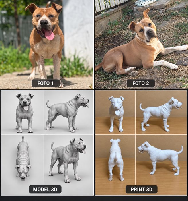 Printare 3D la comandă/Piese personalizate/ Figurine