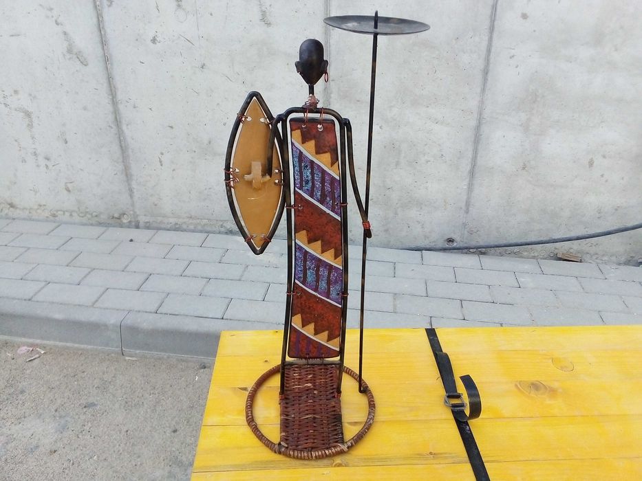 Mетален свещник ръчна изработка