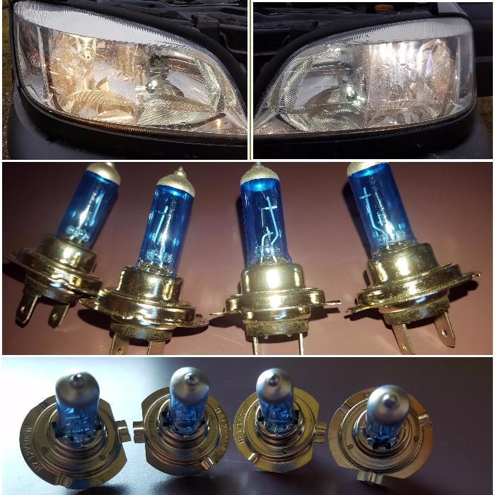 Becuri H7 100W, xenon,5000 K, halogen, auto, masina ,faza,tuning + LED