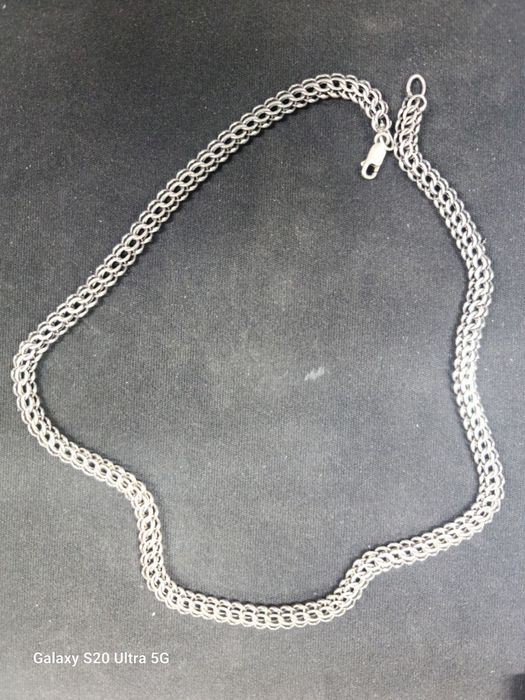 Продаётся трос серебряный 925 проба бисмарк