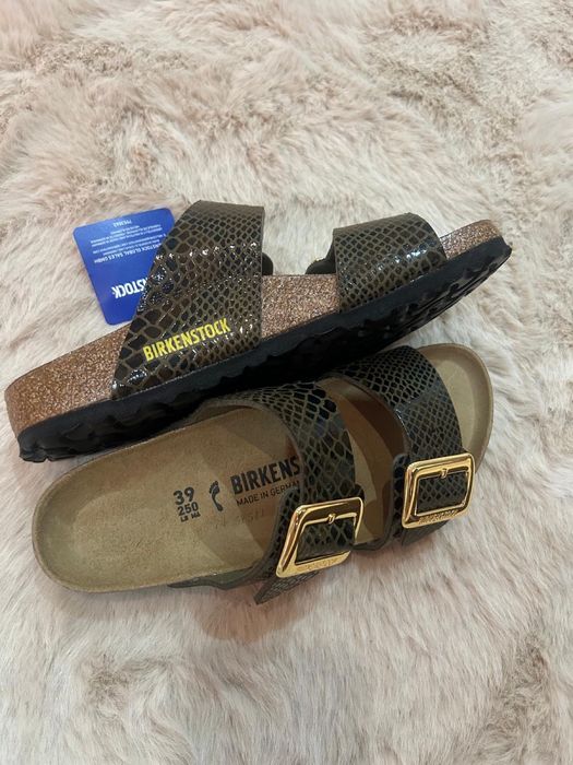 Slapi Brikenstock Piele uleiată si lucioasa 37,39,40 si 41