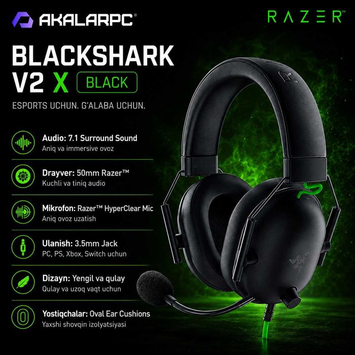 Razer Blackshark V2 X Naushnik