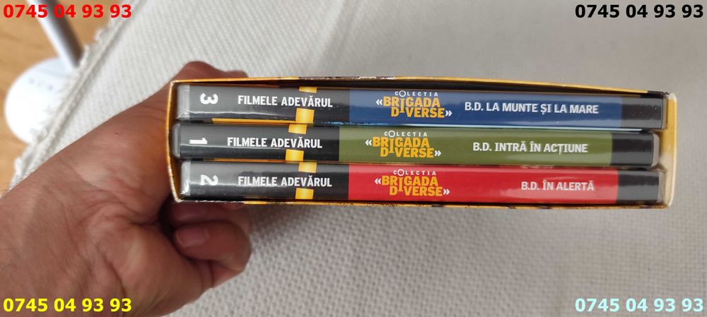 colectie 3 dvd brigada diverse 2 sunt sigilate