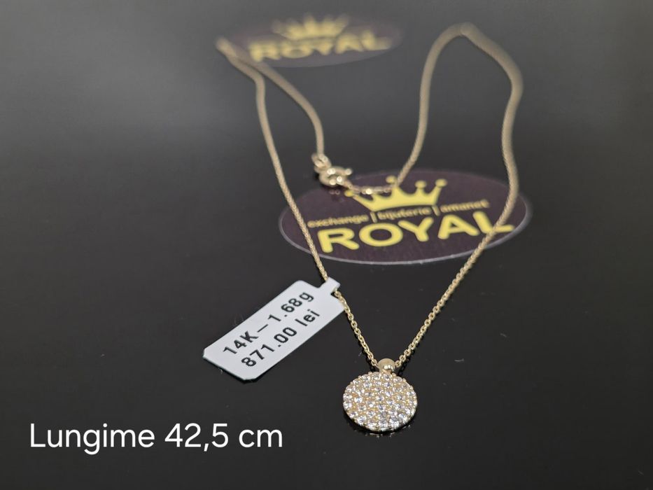 Bijuteria Royal: Lanț aur 14k/1.68 gr