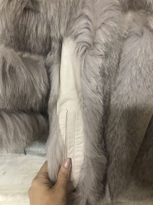 Дамско палто естествен косъм Намалено