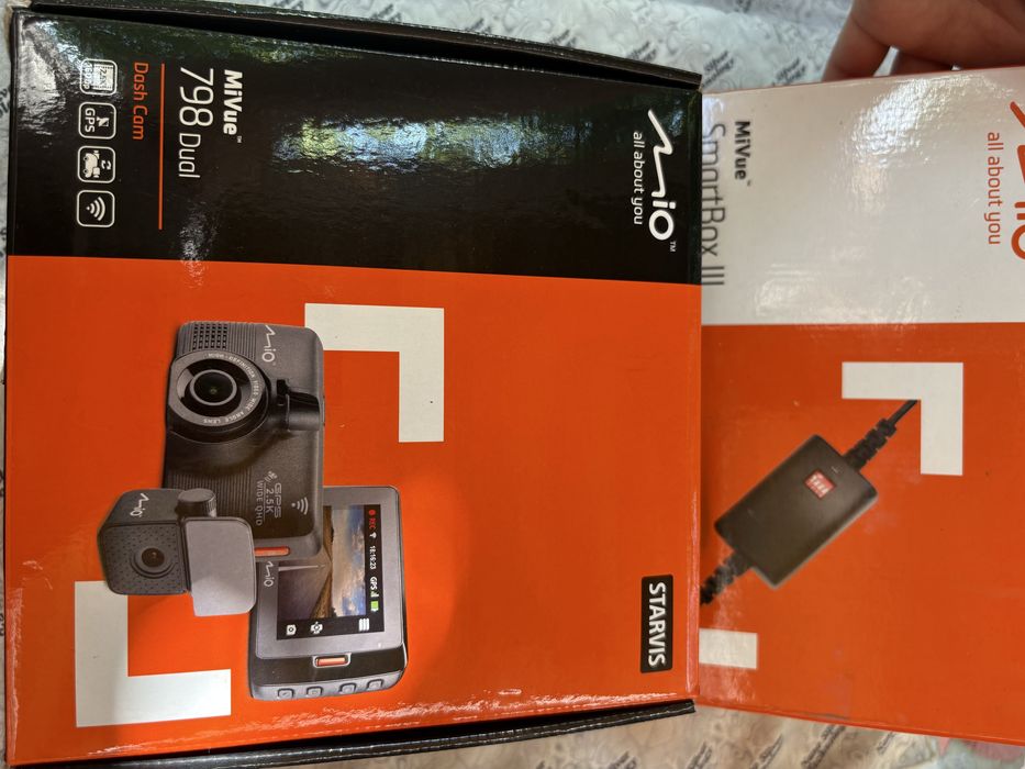 Cameră auto Mio MiVue 798 Dual – Nouă, nefolosită – Față + Spate