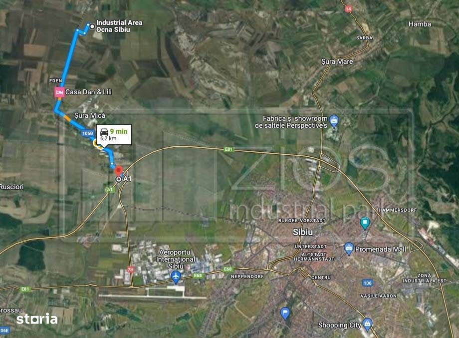 Loturi industriale – PUZ aprobat, utilități, acces asfaltat