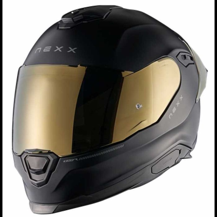 Каска NEXX Y100R SUBSONIC Black Gold Matt размер 2XL