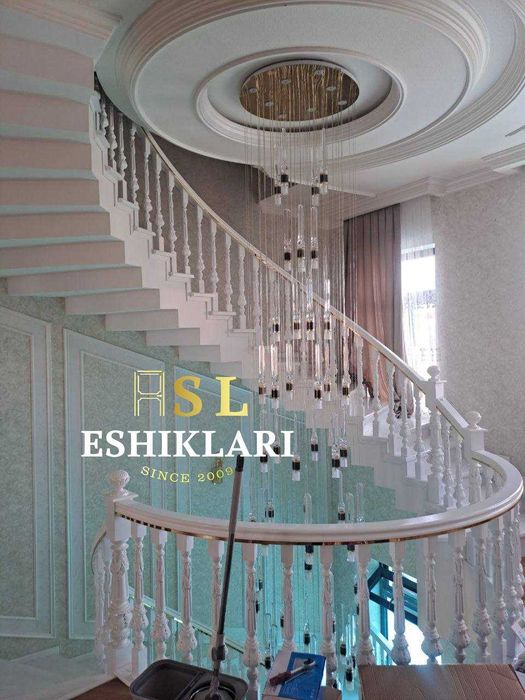 Деревянные лестницы Мдф шпон от компании acbrent Зина