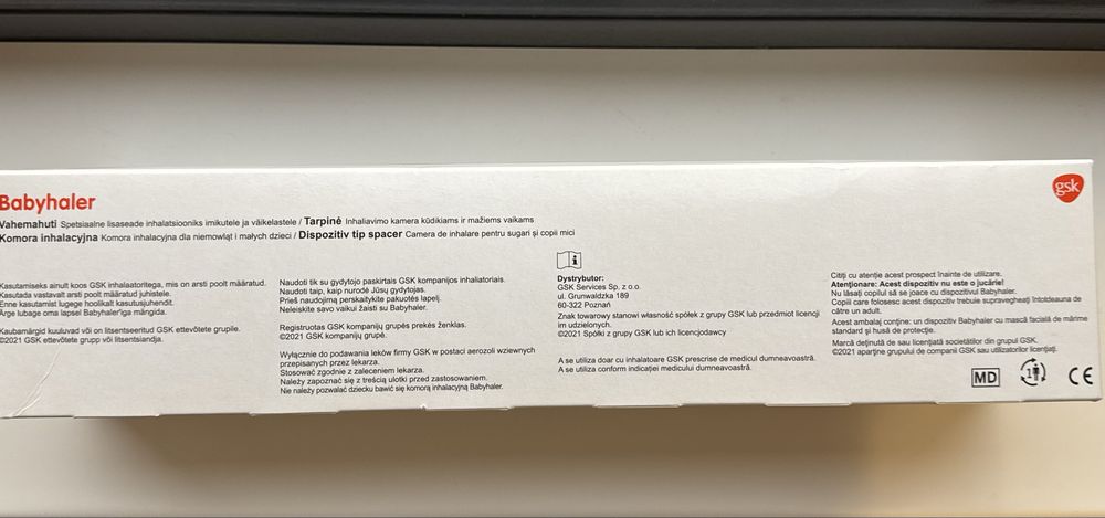 Babyhaler gsk pentru sugari si copii mici
