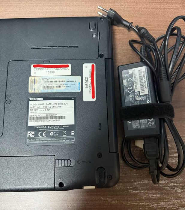 Лаптоп Toshiba Satellite C660-2QV