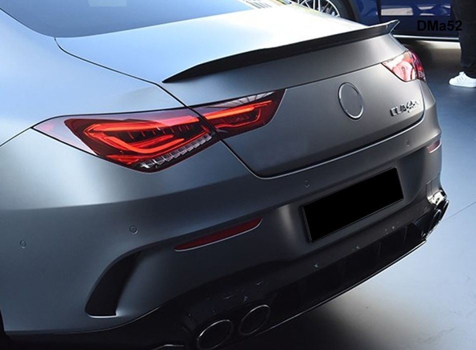 Eleron Lip Spoiler Portbagaj Mercedes CLA W118 2018+  Negru Lucios