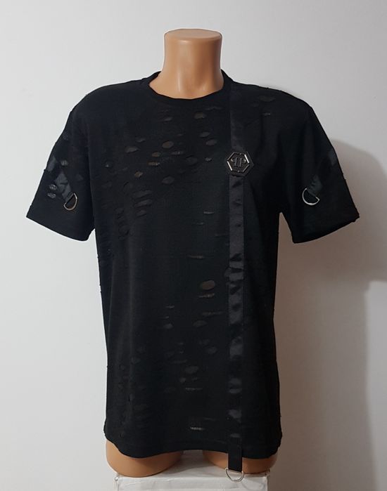 Tricou Philipp Plein, Bumbac 100 %, autentic, măsura XL ptr. bărbați