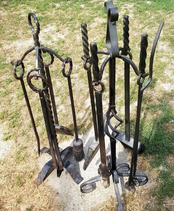 Ustensile  vintage  șemineu