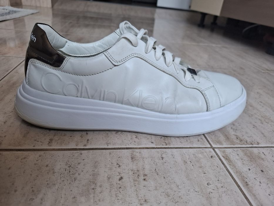 Оригинални кожени обувки Calvin Klein