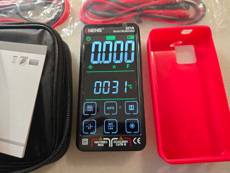 Multimetru digital ANENG 621A, Ecran LCD 4.5", detectie automata