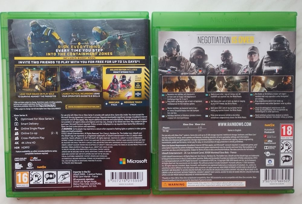 RainbowSix xbox one