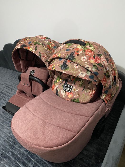 Carucior Lumi Air Adamex Bordo Flowers FL2