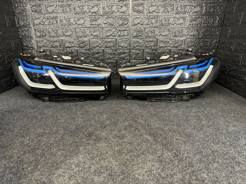 far faruri bmw seria 5 g30 lci laser led shadow line