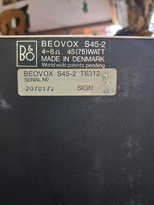 Boxe Bang&Olufsen BeoVox S45-2
