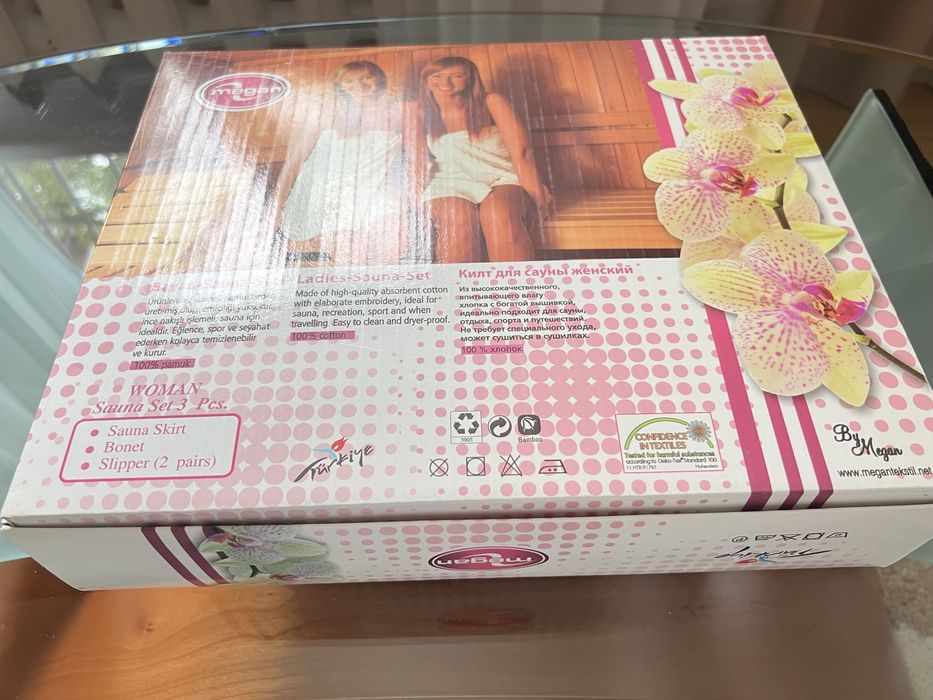 Женский банный набор для сауны
