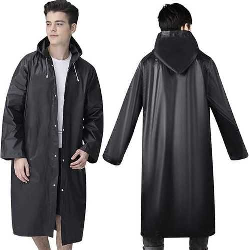 Качествен дъждобран с качулка - универсален размер