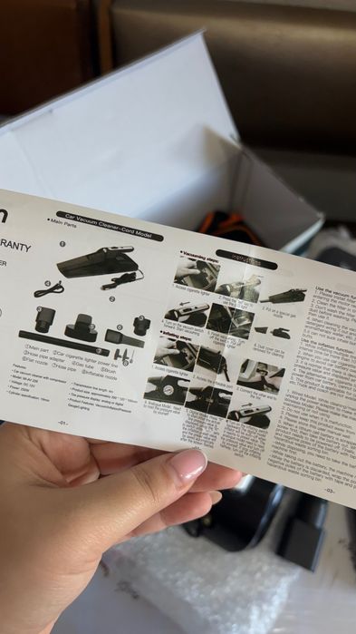 Ручной пылесос для машина со снушорм