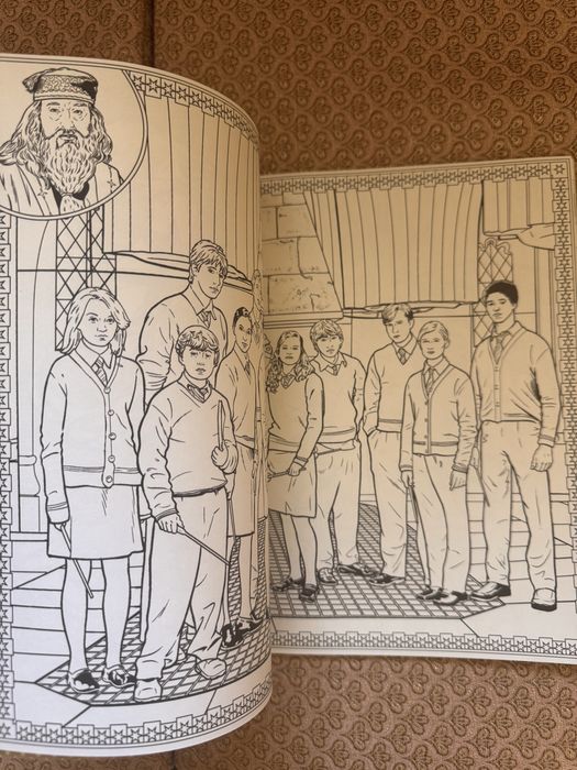 Раскраска гарри поттер