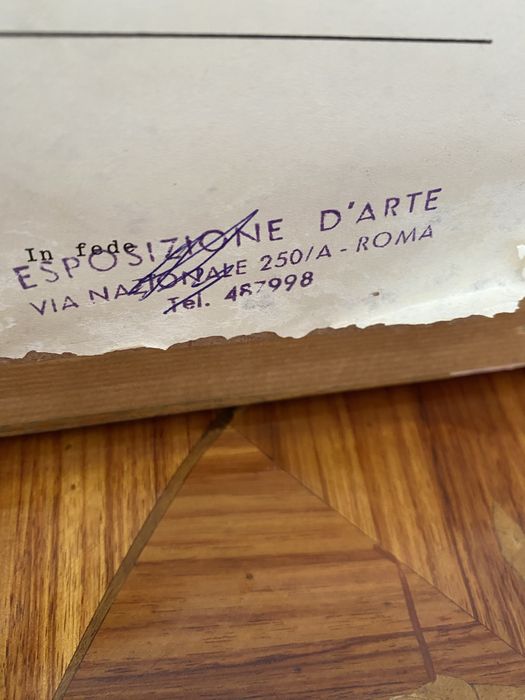 Tablou Vintage Pictura Ulei pe Panza Semnat Rama Lemn