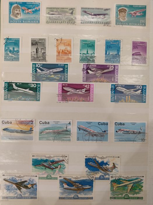 Почтовые марки. Альбом "Транспорт-2"