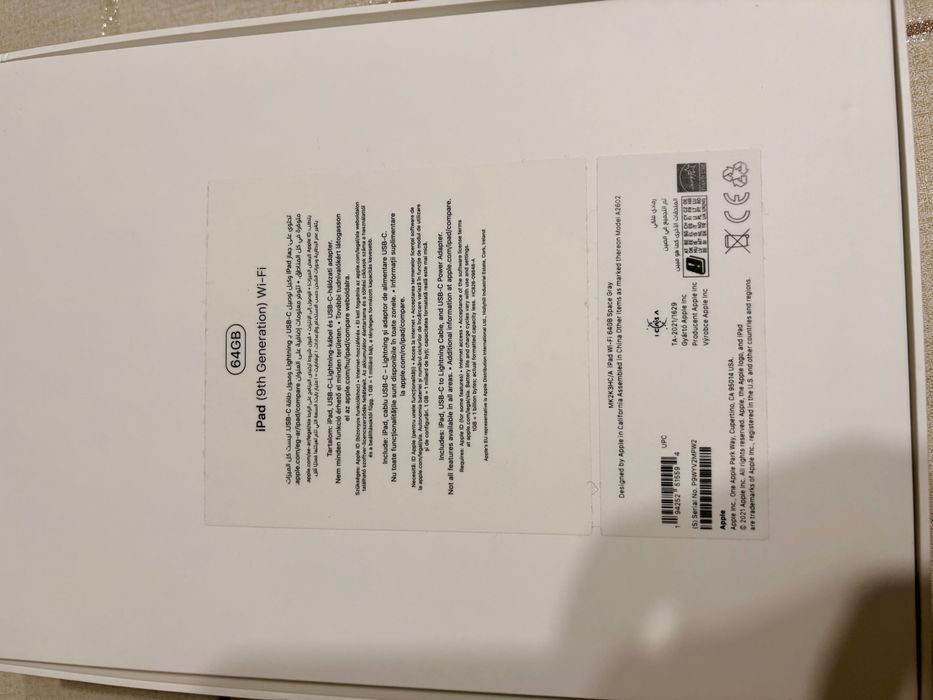 iPad 9th generation с неработещ главен чип за части