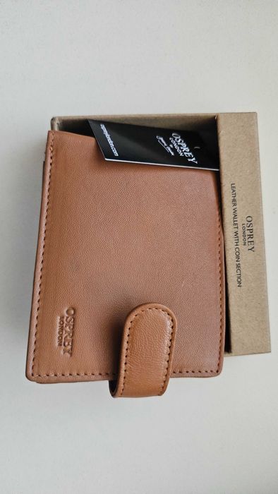 Чисто нов мъжки кожен портфейл Osprey