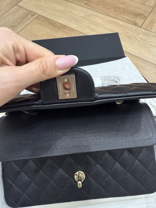 Сумка Шанель  lassic flap caviar lambskin