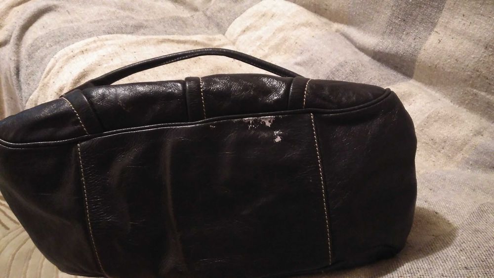 Poseta/ Geanta Francesco Biasia/Trussardi, piele naturala