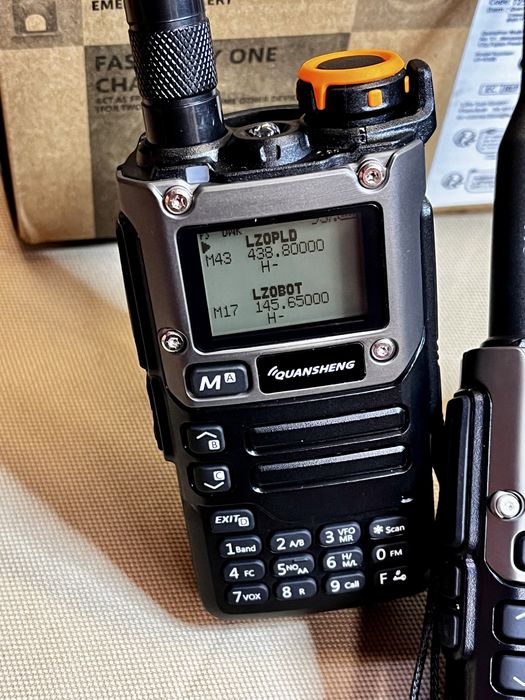 Радиостанция QUANSHENG V3 UV-K5 (8) 18-1300 mhz walkie talkie radiostatio air band Св
